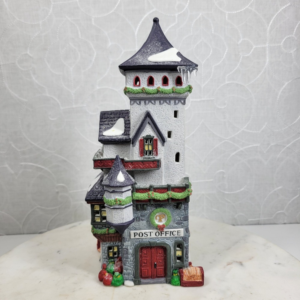 Dept 56 North Pole Series Post Office #5623-5 Christmas Village Porcelain Boxed